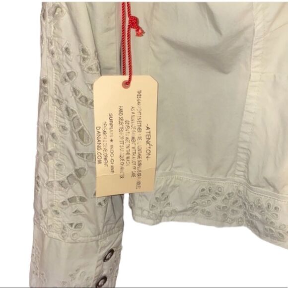 Da-Nang Embroidered Military Style Jacket Size Small - Picture 6 of 8